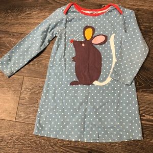 Mini Boden Mouse Appliqué Dress